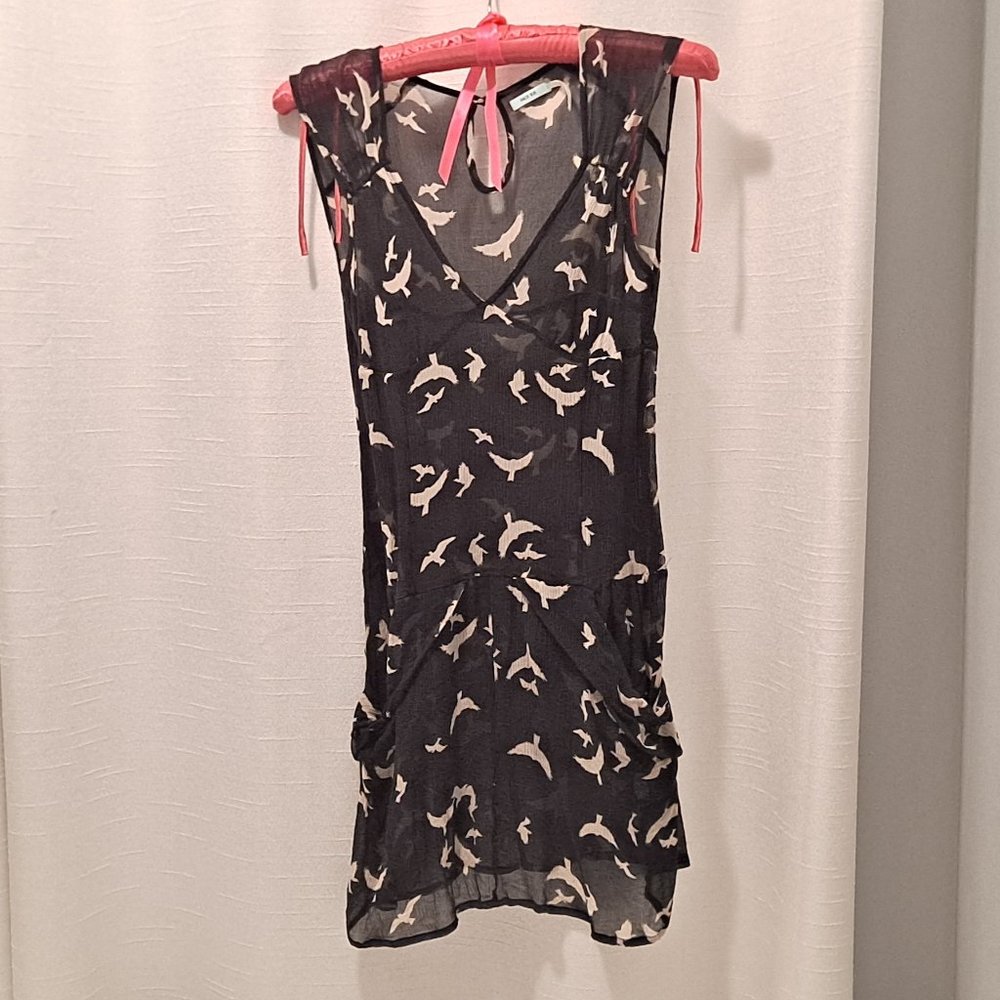 Urban Outfitters - Kimchi Blue - Sheer Bird Dress